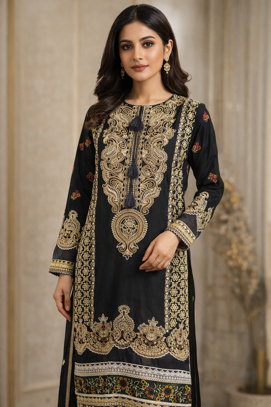 Midnight Royale Embroidered Suit